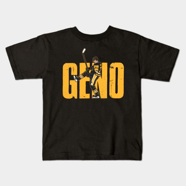 Evgeni Malkin Geno Kids T-Shirt by stevenmsparks